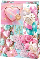 Пакет бумажный/ламинированный L 220*310мм ассорти