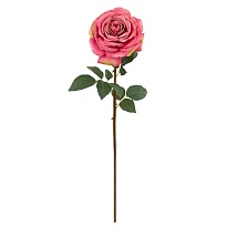 Роза, одиночная, искусственная, h52см, розовый