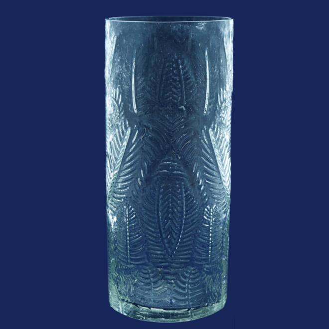 Ваза из стекла Марта-1 d15*h35см 5л текстурная