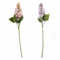 Сирень ветка искусственная h62см микс