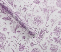 Пленка матовая 58см*10м 50мкр Цветочное облако сиреневый