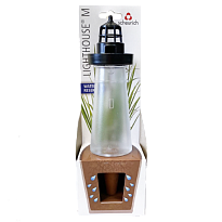 Ороситель для комнатных растений Scheurich h26см Маяк Lighthouse черный