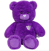 Мягкая игрушка KULT, Медведь, h65см, фиолетовый 