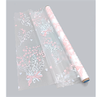 Пленка матовая 60см*10м Ландаши нежно-розовый