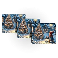 Коробка подарочная НГ 19*15*9см Тайны рождества