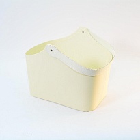 Коробка подарочная 23,2*17*17см Сумочка бледно-желтый