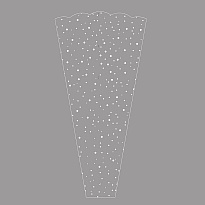 Пакет конус 30/35 рисунок/рисунок крупа