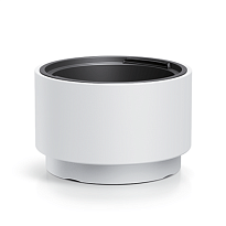 Кашпо Prosperplast Heos d46,8 h29,5см 31л с вкладкой пластик белый