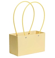 Пакет для цветов 10*13*22см желтый