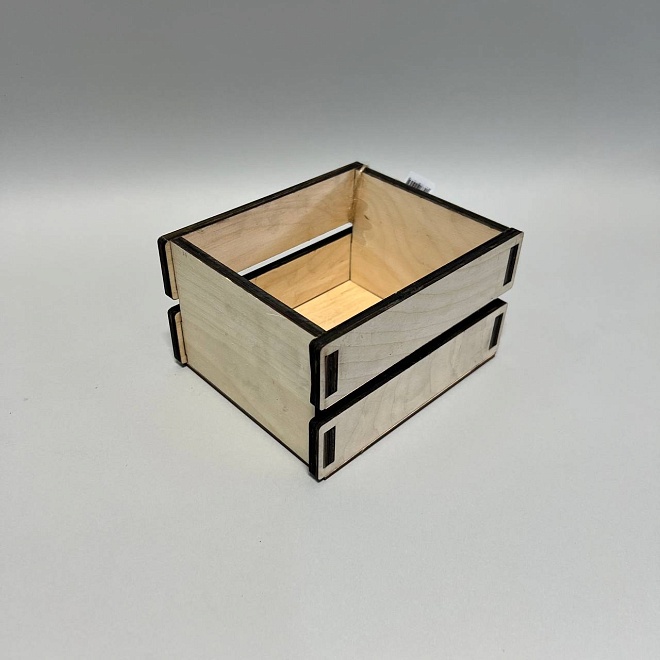 Ящик декоративный 16*13,5*9,5см натуральный