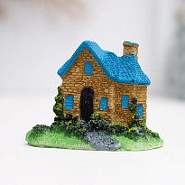 Фигурка для флорариума Домик вилла  4*4*4см полистоун