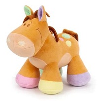 Мягкая игрушка KULT Лошадка Тося h22см рыжий