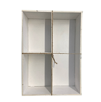 Ящик декоративный 3 в 1 35*25*9,6см белый