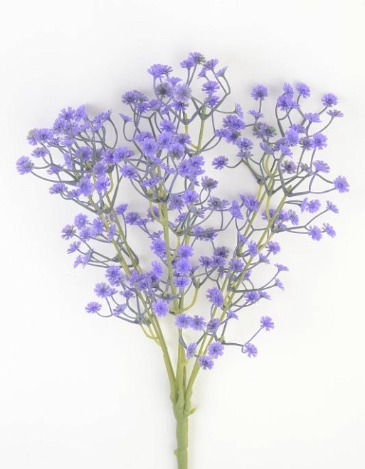 Гипсофила искусственная, 7 веток, h36см, фиолетовый