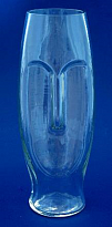 Ваза из стекла Моаи-1 d12 h29,5см 1,8л прозрачный