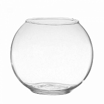 Ваза из стекла Шаровая d25,5*h21,5см 7,5л