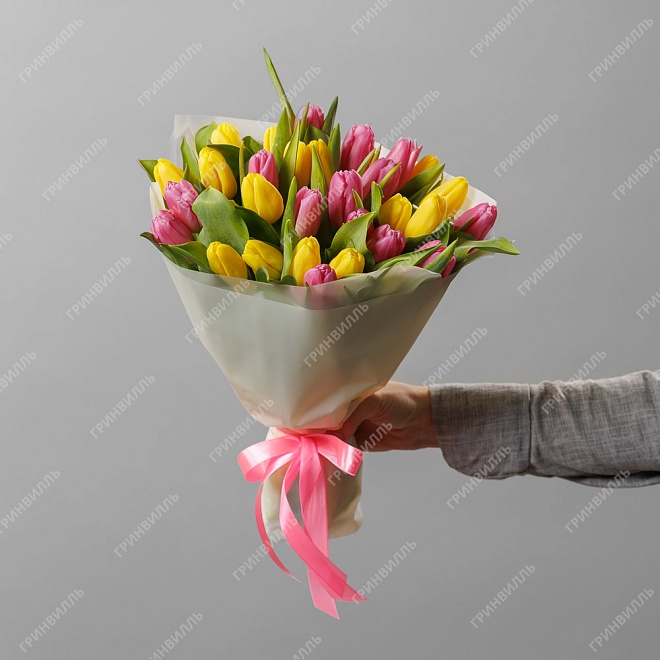 Букет из тюльпанов "Бачата"