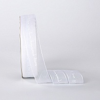 Лента органза 25мм*30ярд Мириада белый