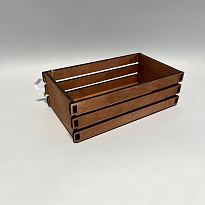 Ящик декоративный 28*16*9см орех