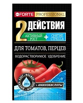 Bona Forte Удобрение для томатов, перцев с аминокислотами 100г 