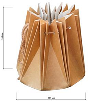 Аквабокс для букета d16,5см ламинированный картон натуральный