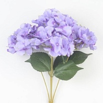 Гортензия искусственная 5голов h47см нежно-фиолетовый