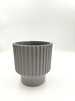 Горшок Аркада d17 h15,5см 2,9л с вкладкой пластик серый муссон