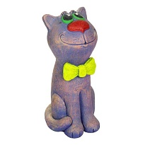 Котик в бабочке 21*18*36см 