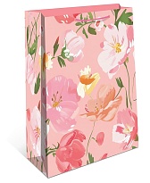 Пакет подарочный 18*23*10см Цветы