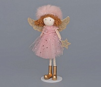 Изделие декоративное Фея h17см розовый
