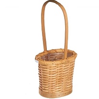 Корзина (ротанг) d10,5*7*h10 hh25 овал коричневый