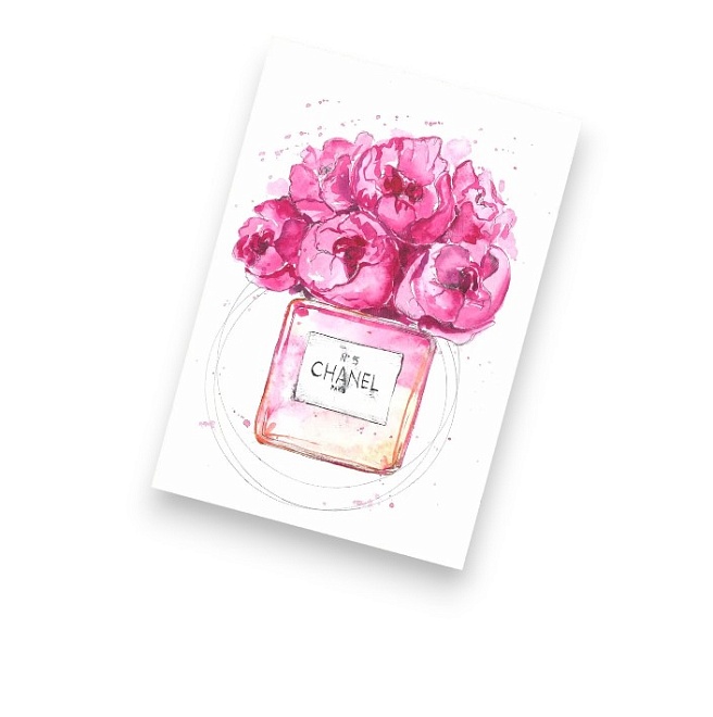 Открытка Chanel 9,5*14 см