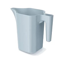 Лейка Jug 23*11*20см 1,8л пластик светло-серый