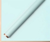 Пленка матовая 58*58см с золотой каймой, 20 листов, светло-голубой 