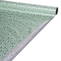 Пленка блестящая, 50см*5м, Сердечки тиффани