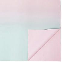 Пленка матовая 58*58см Градиент 20 листов пудра/морской