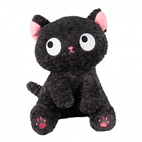 Мягкая игрушка Кот Гавр h45см черный