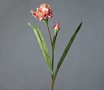 Ирис в букете искусственный h85см розовый