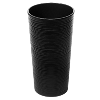 Кашпо Lamela Лилия d30 h60см 12,5л с вкладкой пластик dluto черный
