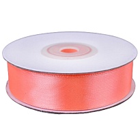 Лента атласная 20мм*25ярд персиковый 