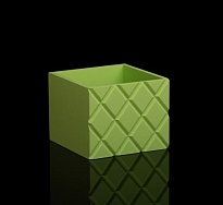 Ящик декоративный №12 12,5*12,5 h10см зеленый