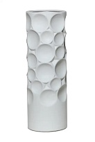 Ваза декоративная h41см керамика белый