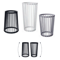 Подставка Form-Plastik Standy 2 d24 d29.5 h54см платина 