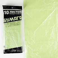 Тишью 50*66см 10л перламутр светло-зеленый