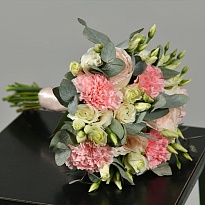 Букет невесты в розовых тонах