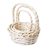 Корзина (ива) d28h14cм круг натуральный