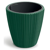 Кашпо Prosperplast ORO d47 h50см 31л с вкладкой пластик зеленый