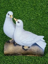 Голуби Пара на трубе h25см