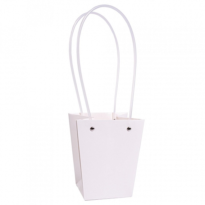 Пакет для цветов 9*13*15см белый