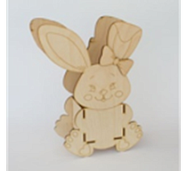 Кашпо Зайка 25*10 h32 натуральный